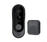 Aprilsunnyzone For Tuya-Synchronized Wireless Video Doorbell: IP65 Protection Standard, Accurate Motion Response, App-Controlled Live View, Cloud Recording Option