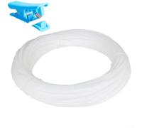 Aprilsunnyzone High Temperature Resistant PTFE Filament Guide Tube 100m Roll with 2 5mm Inner Diameter and 4mm Outer Diameter for Low Friction Filament Feeding in 3D Printers