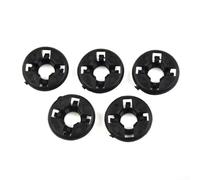 Aprilsunnyzone Hood Support Prop Rod Grommet Set of 5, ABS Black for Toyota for Corolla, for Matrix for Tacoma for Scion for xA for xB