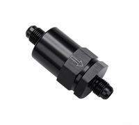 Aprilsunnyzone Inline Fuel Filter 6AN Featuring 30 Sintered Bronze Element and Lightweight Billet Aluminum Housing for Effective Fuel Removal