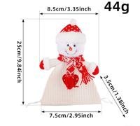 Aprilsunnyzone Knitted Candy Holder Plush Toy Bag For Candy And Small Presents Seasonal Holiday Decoration With Soft Fabric And Cotton Filling(B)