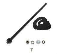 Aprilsunnyzone Lawn Mower Steering Rod Shaft Gear,738-0919B Black Steering Shaft For Craftsman For Troy Models With Bushing Set Steering Rod Shaft Gear Kit