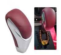 Aprilsunnyzone Leather Gear Shift Knob Replacement for Mazda 3 5 6 8 MX5 CX5 CX7 CX9 2003 2016 OEM Fit ABS Material for Smooth and Reliable Shifting (Matte Red Leather)