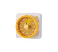Aprilsunnyzone Magnetic Kitchen Timer With Optional Silent And Audio Modes, Designed To Improve Focus, Productivity, And Task Transitions(yellow)