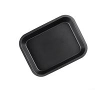 Aprilsunnyzone Nonstick Cookies Sheet Pan For Oven Small Metal Carbon Baking Pan(b)