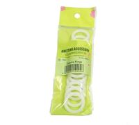 Aprilsunnyzone Plastic O Rings,For Crafts,Dorset Buttons,Napkin Box,Car Seat Cushion,Handbag Plastic for RING Hook,DIY Crochet for RING Circle Hook Sewing Accessories Tool(25mm)