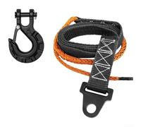 Aprilsunnyzone Plow Strap For Off Road Recovery 64 Inches Long With 1/4 Inch Hook Constructed From Strong Steel For Rugged Use