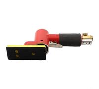 Aprilsunnyzone Pneumatic Sander, Handheld Polisher Waxer for Auto Body Work Wood Metal, Triangular Grinding Machine, with Comfortable Rubber-Wrapped Handle