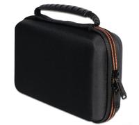 Aprilsunnyzone Portable EVA Game Console Storage Bag For 3DS XL With Waterproof Shockproof Construction Two Way Metal Zipper And Eight Game Card Slots(Orange)