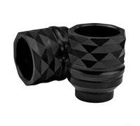 Aprilsunnyzone Red CNC Front Fork Cups Shock Absorber Guards(Black)