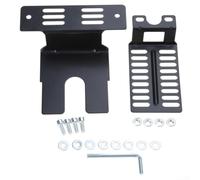 Aprilsunnyzone Rotisserie Motor Bracket And Support Plate Kit For Grills, Metal Construction Suitable For Outdoor Barbecue Accessories With Inline Mounting Holes