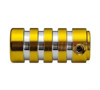 Aprilsunnyzone Shift Lever Protective Cover for Motorcycles Made with CNC Machined Aluminum Alloy Featuring Bolt Fixed Installation and A 3D Contour Shield for Effective Gear Shift Protection(Gold)