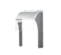 Aprilsunnyzone Sliding Telescopic Rain Cover For Access Control Card Reader Doorbell Keypad Fingerprint System Weatherproof PC Sunshade Shield(Silver)