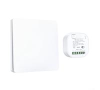 Aprilsunnyzone Smart WIFI Wireless Lighting Switch Set No Wiring Required Self Powered IP44 Waterproof for Alexa for Tuya Use in Home Garden Indoor Outdoor