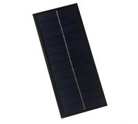 Aprilsunnyzone Solar Panel 2.5W 12V/6V for Garden Lights Charging Outdoor Polysilicon Power Supply 213x92x2.5mm 19% Epoxy Resin Weatherproof (2.5W6V)