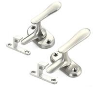 Aprilsunnyzone Stainless Steel Door Bolts for Bathroom and Wood Casement, Combining Style and Functionality (L)