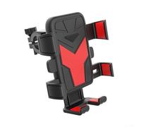 Aprilsunnyzone Sturdy 360 Degree Motorcycle Phone Stand with Secure Lock to Prevent Falls (Black Handlebar)