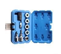 Aprilsunnyzone Suspension Strut Socket Set for Shock Absorber Shaft Retention 8 Piece Chrome Vanadium Steel for W203 Early 2000s Car Mechanics DIY(9-piece)