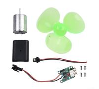 Aprilsunnyzone Teaching-Grade Wind Generator Model With 360 Degree Swivel Base And Blade Set For Exploring Aerodynamics And Sustainable Energy Principles