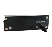 Aprilsunnyzone USB Powered LED Music for SPECTRUM Light Audio Frequency Visualizer Sound Activated Rhythm Lamp Compact Portable Black Adjustable Brightness for Car Dashboard Home Desk(Black)