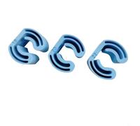 Aprilsunnyzone Wall Mounted Organizer Clips 3 Pack Mop Holder For Bathroom Garage Kitchen To Keep Cleaning Tools Organized(blue)