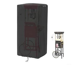 Aprilsunnyzone Water Resistant Popcorn Maker Cart Cover with Two Buckles and Adjustable Drawstring Closure, Designed to Shield from Rain, Dust, and Wind (11.7X 11.7X 19.4inch)