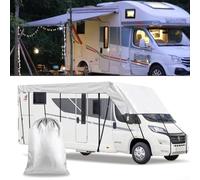 Aprilsunnyzone Waterproof WinterReady 210D RV Cover Dustproof UV Resistant Suitable for For camping and Large Tents (6.5m*3m)