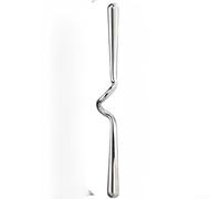 Aprilsunnyzone Wave Shaped Cabinet Pull Handle For For FRENCH Retro Kitchens Drawers Wardrobe Doors Zinc Alloy Material With Gold Chrome Finish(D)
