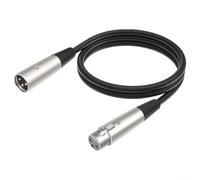 Aprilsunnyzone XLR Male To Female 3Pin Audio Cable Compatible With For Microphone Inputs Mixer Outputs And Balanced Line Level Connections(1.8 Meters)