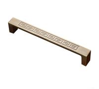 Aprilsunnyzone Zinc Alloy Bronze Cabinet Handle Stylish Drawer Pull with Unique Chinese Seal Carving Design for Wardrobe and Furniture (A-135mm)