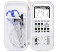 Aproca Calculator Case Compatible with Texas Instruments TI-84 Plus CE/TI-84 Plus/TI-83 Plus/TI-89 Titanium/TI-85 / TI-86 Color Graphing Calculator -White (Case Only)