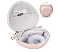 Aproca Case Compatible with Beats Studio Pro/Solo 4 / Solo3 / Studio3 Wireless On-Ear Headphones -Portable Storage Headset Bag for Accessories -Rose Gold (Case Only)