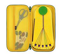 Aproca Case Compatible with Choose Friendship Bracelet Making Kit, Storage Portable Bag for Accessories - Yellow (Case Only)