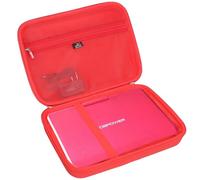 Aproca Case Compatible with DBPOWER 11.5" / 12" Portable DVD Player, Hard Storage Bag for Accessories -Red (Case Only)
