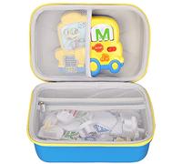 Aproca Case Compatible with Leapfrog Fridge Phonics Magnetic Letter Set, Portable Storage Bag for Accessories -Blue-yellow zipper (Case Only)