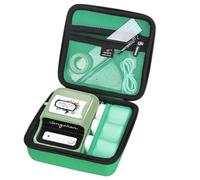Aproca Green Portable Hard Storage Case, for NIIMBOT B21 Inkless Label Maker Portable Label Printer and Label Tapes