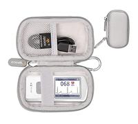 Aproca Grey Hard Carrying Travel Storage Case, for EMAY Portable ECG Monitor Wireless EKG Monitoring Devices