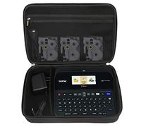Aproca Hard Storage Travel Case, for Brother P-Touch PTD600 / PT- D610BT Label Maker PC-Connectable Labeler (Black-New Version)