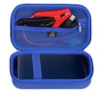 Aproca Jump Starter Case Compatible with HALO Bolt 58830/57720 Portable Emergency Power Kit, Storage Bag for Car Jump Starter and Accessories- Blue (Case Only)