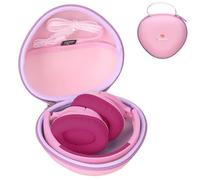 Aproca Pink Hard Storage Protective Case, for Clever BTH18 Kids Bluetooth Headphones and Accessories