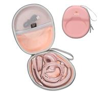 Aproca Pink Hard Storage Travel Carrying Case, for Logitech H390 / Logitech Zone 301 / Logitech Zone 300 Wired Headset