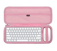 Aproca Pink Hard Travel Storage Case, for Apple Wireless Magic Keyboard 2 - MLA22LL/A and Apple Magic Bluetooth Mouse 2