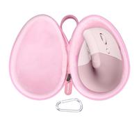 Aproca Pink Hard Travel Storage Case, for Logitech Lift Vertical / MX Vertical Wireless Mouse