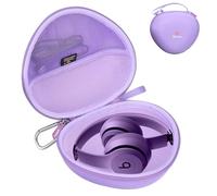 Aproca Purple Headphone Case for Beats Studio Pro/Beats Solo 4 / Beats Solo3 / Beats Studio3 Wireless On-Ear Headphones -Portable Storage Headset case