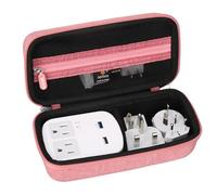 Aproca Red Hard Travel Storage Protective Case, for Ceptics World Travel Adapter Kit