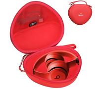 Aproca Red Headphone Case for Beats Studio Pro/Beats Solo 4 / Beats Solo3 / Beats Studio3 Wireless On-Ear Headphones -Portable Storage Headset case