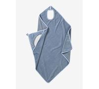 Apron Baby Bath Cape for Parent/Baby grey blue