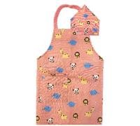Apron Children's Triangle Sling Set Cute Panda Apron Easy Just Put It On Rubber Style Pink Panda And Animal M 130cm Ep-066 8a