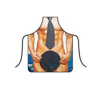 Apron Creative Personality Couple Funny Aprons Party Annual Meeting Apron Restaurant Apron Baking Party Apron for Men Woman (F3,Height 73 Width 55)
