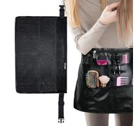 Apron for Hairstylist | 6-Pocket Half Waist Stylist Apron - Comfortable Adjustable Storage Waist Pack for Professional Artists Beauty Barber Shop Cafe Haircutting